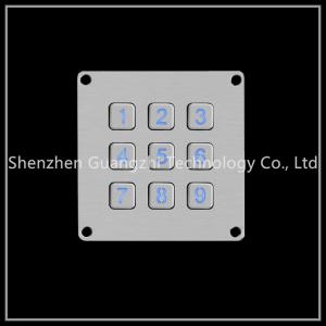 Wholesale Digital 9 Key Keyboard For Information Kiosk Good Dirt Proof Performance from china suppliers