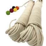 YILIYUAN 2021 Shandong Exit 6mm 8 mm flat hollow nude cotton halyard rope
