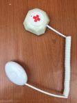 Wireless nursing calling system with waterproof watches for nurse and toilet