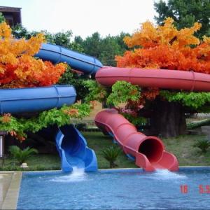 Wholesale Commercial Playground Equipment Open Close Style Body Slides For Kids from china suppliers