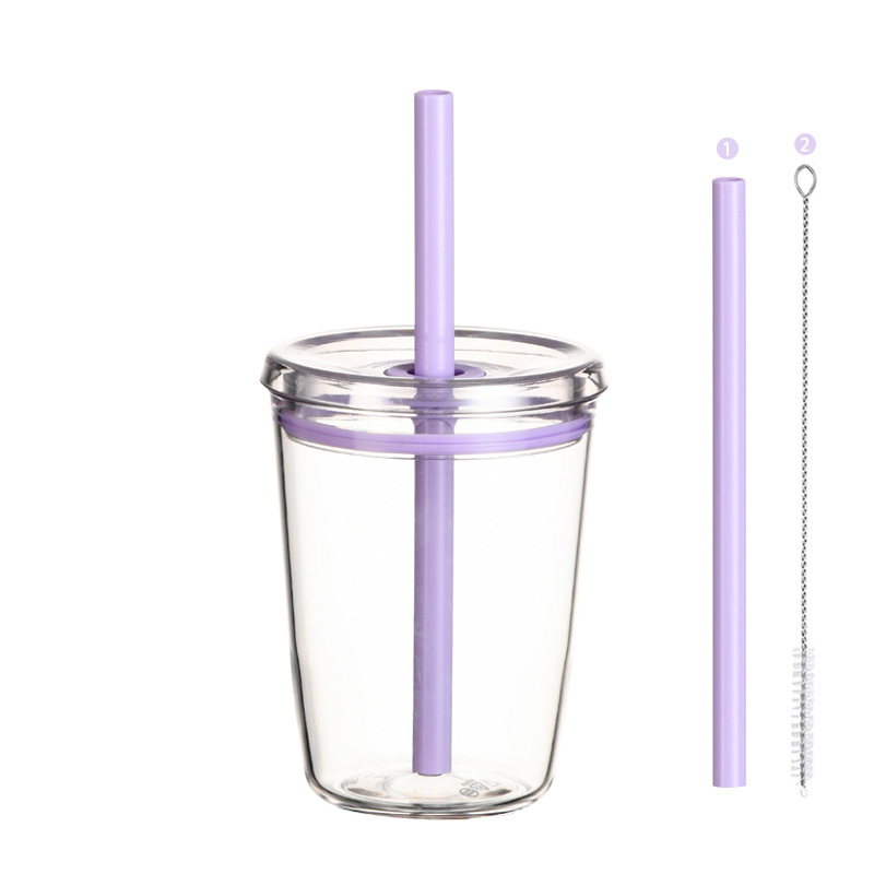 350ML/450ML/590ML Capacity Plastic Straw Cup for Home at Back To School Occasion