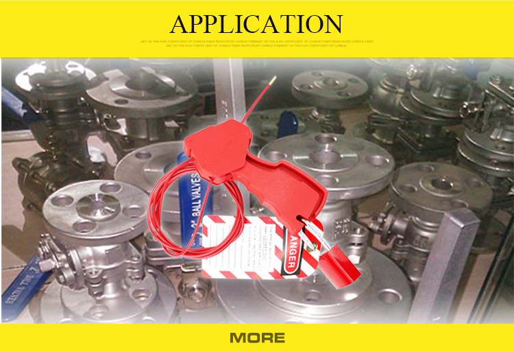 OEM adjustable multipurpose Cable Lockout, wire lockout