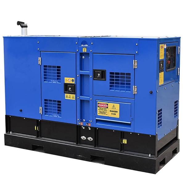 AC Three Phase Diesel Industrial Generator Set with Silent Operation and Water Cooling Syste
