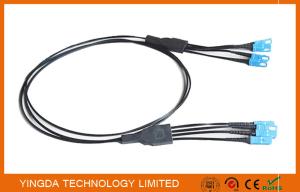 Wholesale SC / UPC FTTH Fiber Optic Patch Cord Self Supporting Drop Cable Fanout Kits from china suppliers