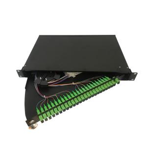 Wholesale 1U ODF Patch Panel Rack Mount Fiber Optic Terminal Box from china suppliers