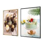 Ultra Slim Aluminum Movie Poster Advertising Light Box Life Span 80000hrs