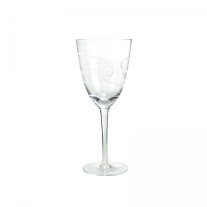 China Personalized Wedding Wine Glass 420ML Crystal Clear Wine Glasses on sale
