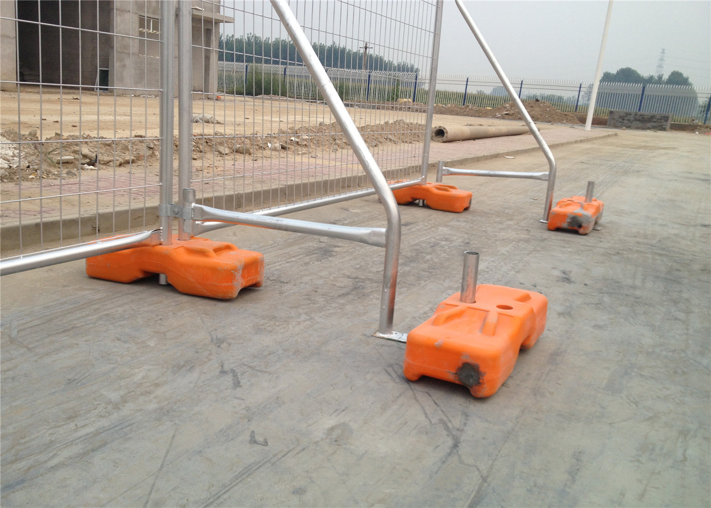 HDPE Design Galvanized Metal Fencing Panels / Galvanized Temporary Fencing