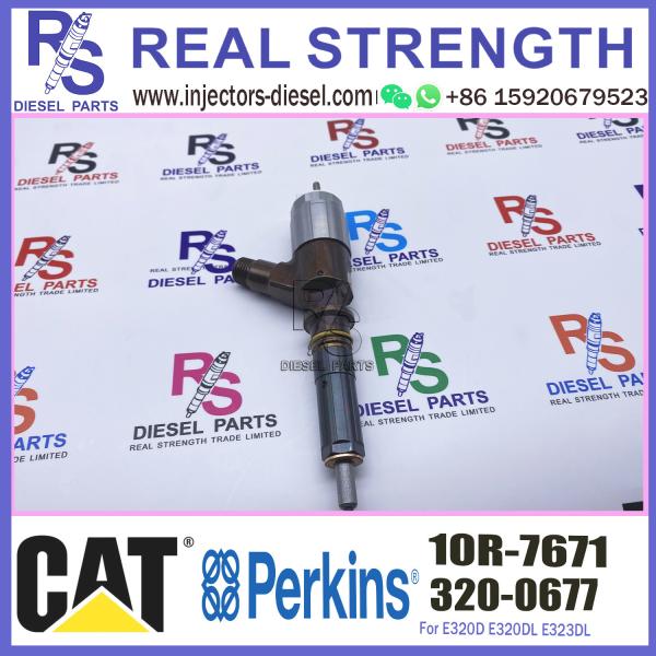 320-0677 10R-7671 Diesel Engine Fuel Injector 320-0677 10R-7671 2645A746 For Caterpillar C6.6 E320D E320DL E323DL