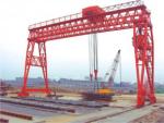 Red / Yellow Economical 70t Truss Gantry Crane For Stockyards / Machinery