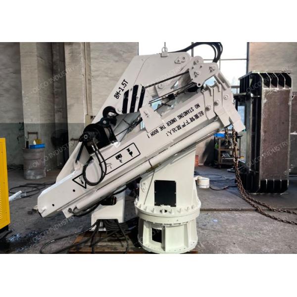 Telescopic Custom Marine Knuckle Boom Cranes 1.5t8m, Compact and Small Cranes