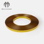 Outdoor Signs Gold Color Arrow Shape Waterproof 2.6cm Plastic Trim Cap