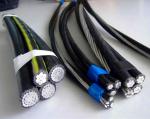 ASTM AAC Conductor ABC Aerial Bundle Aluminium Conductor Cable 2*6AWG 1*6AWG