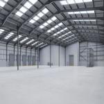 Prefabricated Workshop Steel Structure Aluminium Window Rolling Door