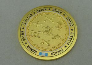 Wholesale Valor Honor Personalized Coin , 3D By Zinc Alloy Die Casting And Gold Plating from china suppliers