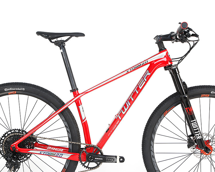 Carbon Fiber Mountain Bicycle With Single Crankset SHIMANO M6100 12S For Sale