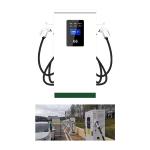 22kw Dual USB Car EV Chargers Fast Charging White ODM