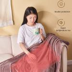 45-55 ℃ Healthcare Medical Equipment Electric Heated Throw Blanket Soft Plush