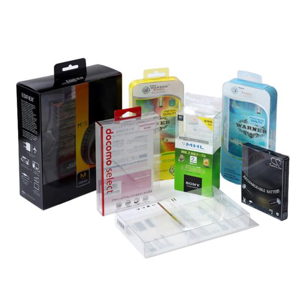 Square Small Clear Plastic Gift Boxes With Lids PVC PP PET Material Customize Printing