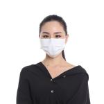 White Non Woven Disposable Mask , Anti Virus Disposable Face Mask