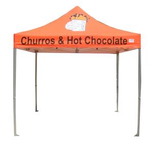 Wholesale Custom 3x3 Pop Up Marquee Printed Marquee Orange Color For Commercial Event from china suppliers