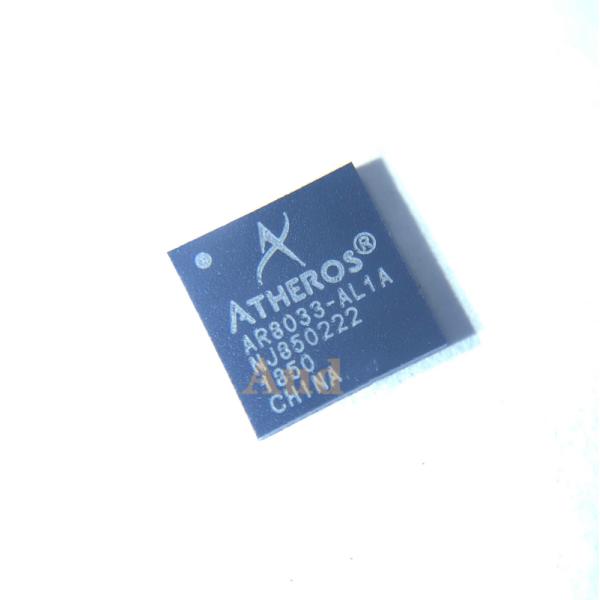 1-Port 3.3V 10Mbps/100Mbps/1000Mbps 48-Pin Qfn AR8033-AL1A AR8033