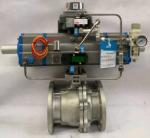 3 Way Pneumatic Ball valve，Three Stage Actuator Valve