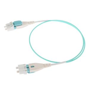 Wholesale Uniboot LC LC Fiber Optical Patch Cord Flat Clip Duplex OM3 PVC/OFNR 2.0mm BIF from china suppliers