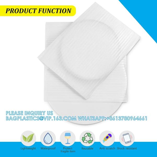 Foam Wrap Cushion Pouches, 8x12 Inch Foam Pouches For Safeguarding Mugs,Cups,Glasses,China And Dishes