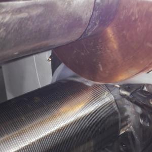 Wholesale 8700MM Length Oil Well Wedge Wire Screen Welding Machine With Mitsubishi Servo Motor from china suppliers
