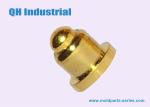 90 Degree Bending Single Head Doubel Head Gold Plating Pogo Pin ,Spring Loaded