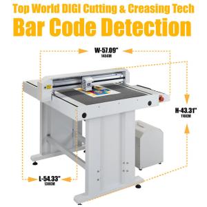 Wholesale High Speed Digital Flatbed Cutter Max 600mm/S Dual Cutting Head from china suppliers