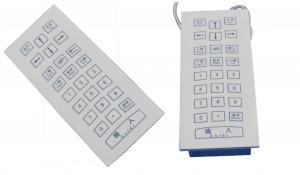 Wholesale Rugged medical membrane numeric keypad with top panel mounting and USB interface from china suppliers