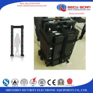 Wholesale Wireless movable Arched Door Metal Detector Equipment Built In Battery from china suppliers