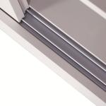 Sliding Glass Door 90cm Metal File Storage Cabinet One Shelf