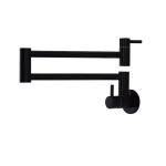 Solid Stainless Steel 304/316 Material Deck Mounted Nano Black Double Handle