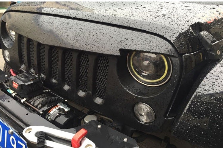 Replacement Jeep JK Wrangler 2007 - 2017 Spare Parts Angry Birds Car Front Grille