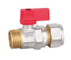 Wholesale PN20 1/4'' Straight Gas Valve 16 bar With Stainness Steel Handle from china suppliers
