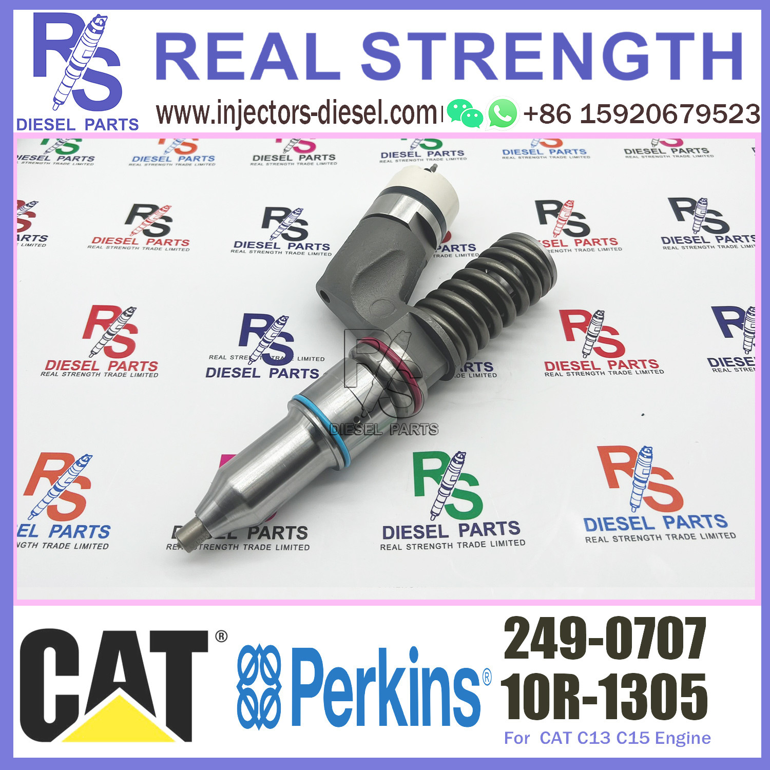 Engine C11 C13 Perkins Diesel Injector 10R-2977 249-0705 249-0707 250-1309 253-0608