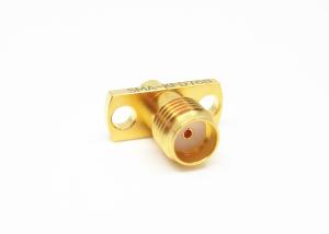 Wholesale 2 Holes Flange Mount Straight 50Ohm SMA Female Connector from china suppliers