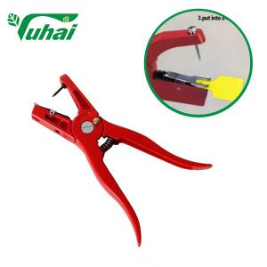 Wholesale Animal Ear Tag Applicator Pliers Aluminum Metal Pig Cow Sheep Ear Notching Pliers from china suppliers
