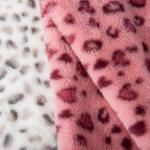 Printed Faux Rabbit Fur Curtain Fabric for Coat Scarf Shoes Bag Blanket 100D