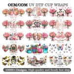 Custom Printing Sticker Mug UV DTF Cup Wrap Cold Transfers Transfer Paper Film