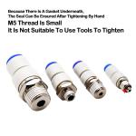 KSL KSH Right Angle Elbow High Speed Pneumatic Rotary Union 4mm To 12mm