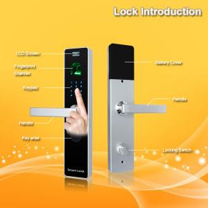 Wholesale Waterproof Contactless Keyless Fingerprint Door Lock With ID Card Reader from china suppliers