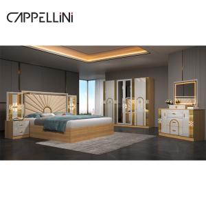 Wholesale Wholesale Home Master Room King Size Double Bed Modern Luxury Leather Wooden Mdf Full Queen Cheap Bedroom Furniture Set from china suppliers
