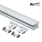 17x4mm Led Aluminum Channel Profile Curved Bendable Led Strip Light Profile