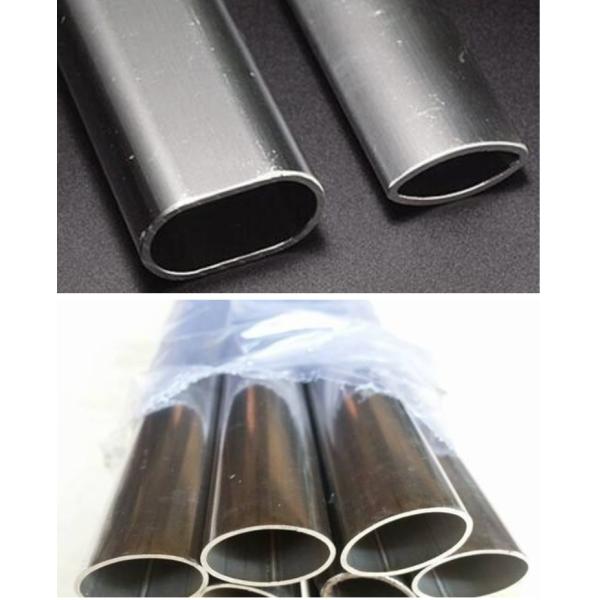 304 AISI Stainless Steel Pipes 5.8m SS316 316L Rectangular Tube 410s Outside Mirror Inside Non Polished