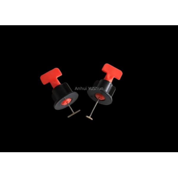 Plastic Tile Leveling System 1.5mm T type clips for Construction and Floor Installation