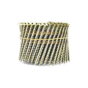 Wholesale 15 Degree Coil Nails 2-1/4&quot; x .120'' Bright Screw Shank For Construction/Furniture from china suppliers